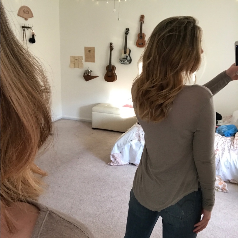 Urban Outfitters Tan Long Sleeve